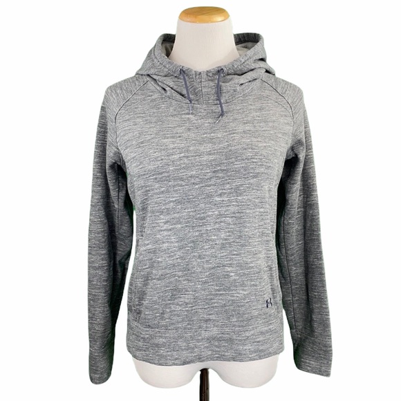 Under Armour Gray Semi-Fitted Long Sleeve Pullover Hoodie